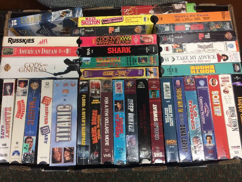Assorted Movies VHS Tapes