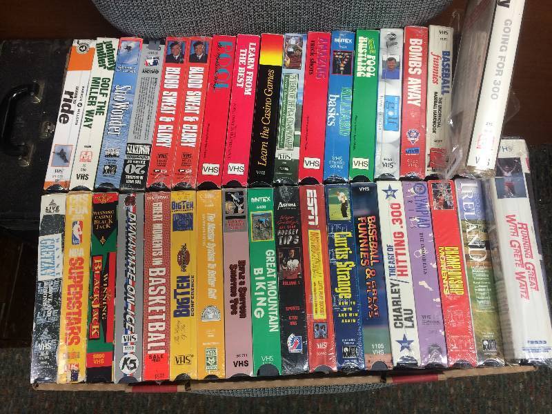 Assorted Sports VHS Tapes