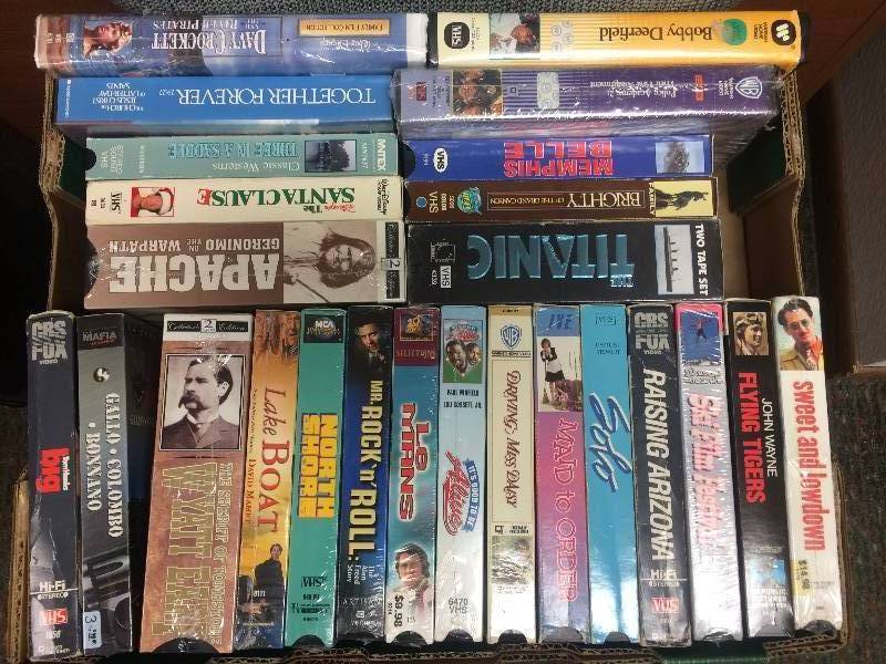 Assorted Movies VHS Tapes