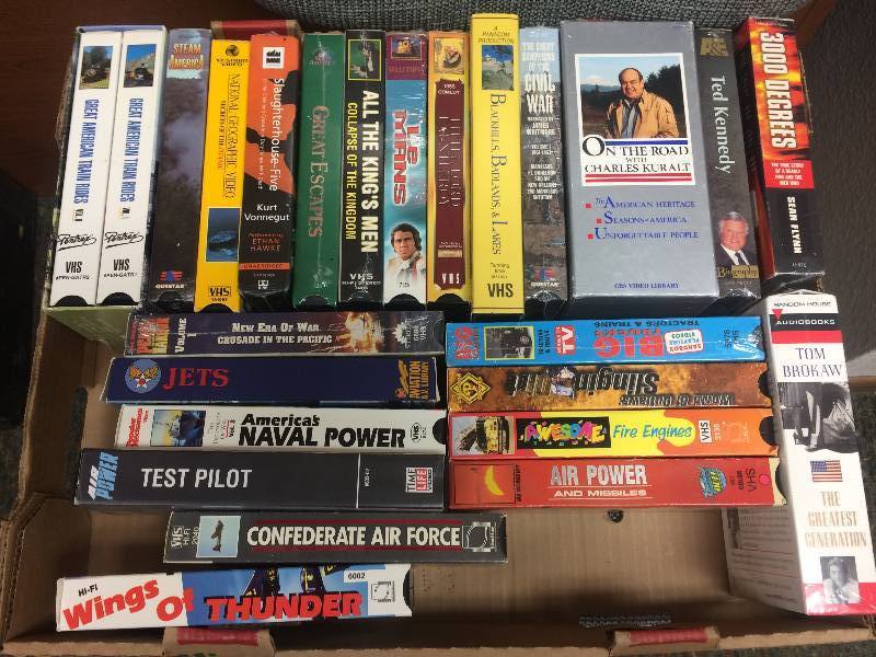 Assorted Movies VHS Tapes
