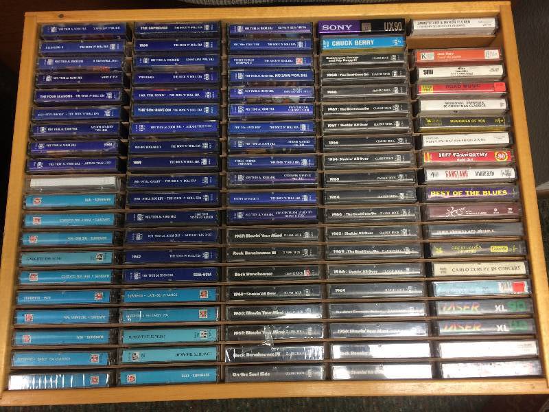 Assorted Music Cassette Tapes