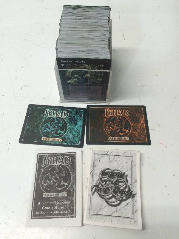 Jyhad Game And Tarot Cards