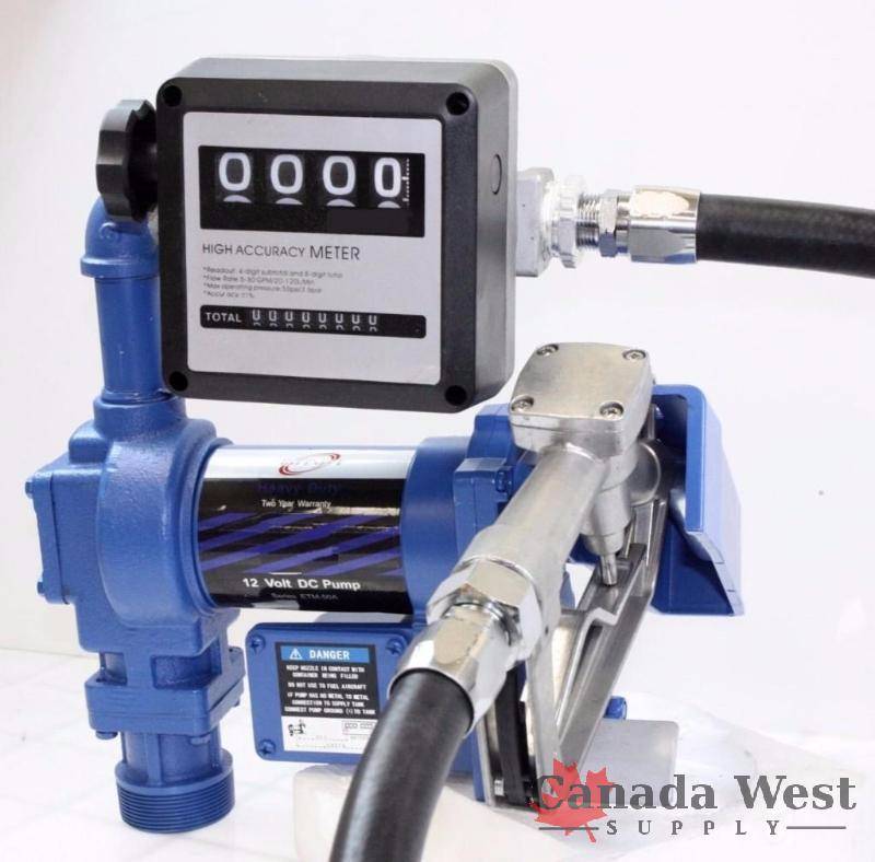 NEW 20 GPM FUEL PUMP WITH METER