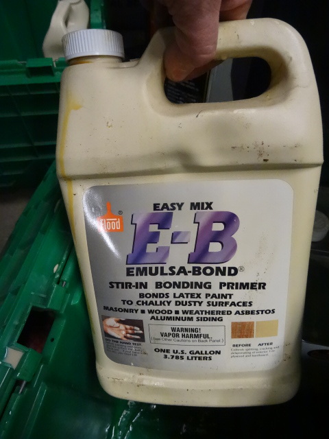 lot 145 image: NEW LOT QTY 6 Gallons Flood Easy Mix E-B Emulsa Bond Stir In Bonding Primer $180 retail
