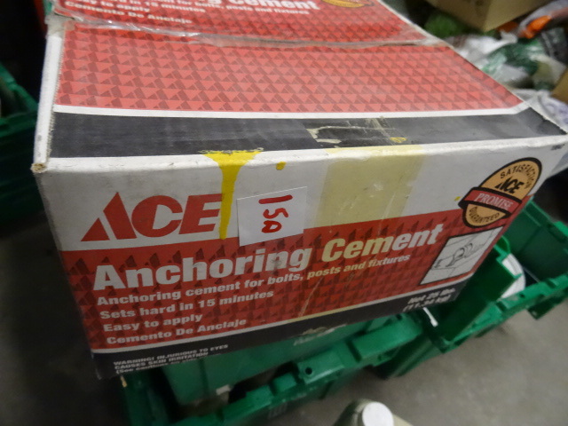 lot 150 image: NEW 25 lbs Anchoring Cement