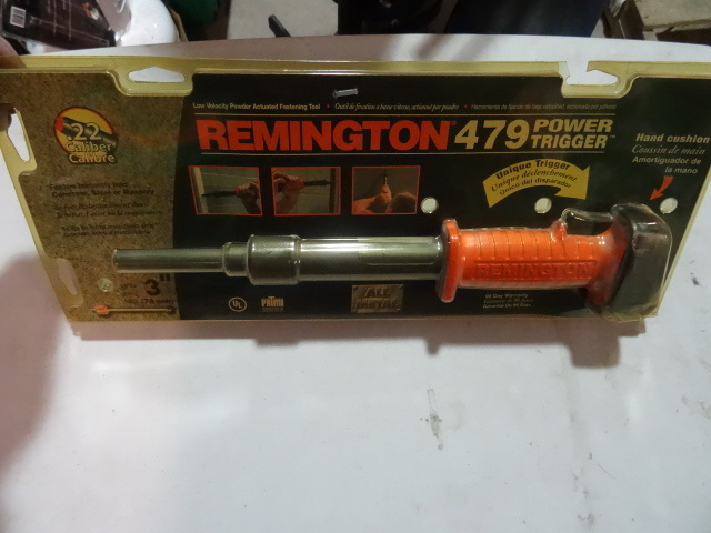 lot 31 image: NEW Remington 479 Power Trigger .22 cal Powder Nailer