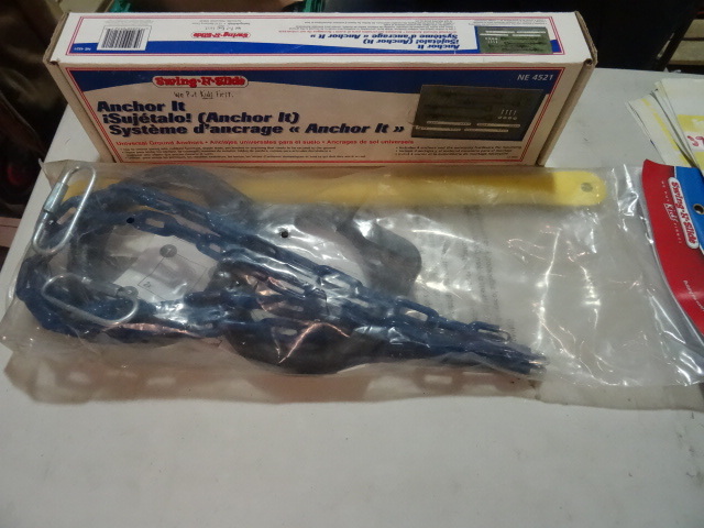 lot 40 image: NEW Lot Qty 2 incl. Swing n Slide Anchor Kit and Swing n Slide Ring Trapeeze Combo Kit