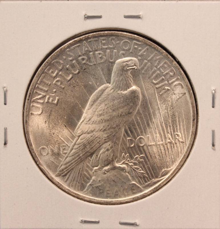 1923-P PEACE SILVER DOLLAR HIGH GRADE BU