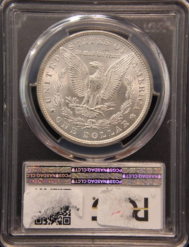 1884 MORGAN SILVER DOLLAR PCGS MS62