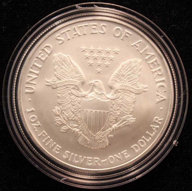 2006 AMERICAN SILVER EAGLE 1 TROY OZ. .999 FINE SILVER DOLLAR IN AIRTITE HOLDER