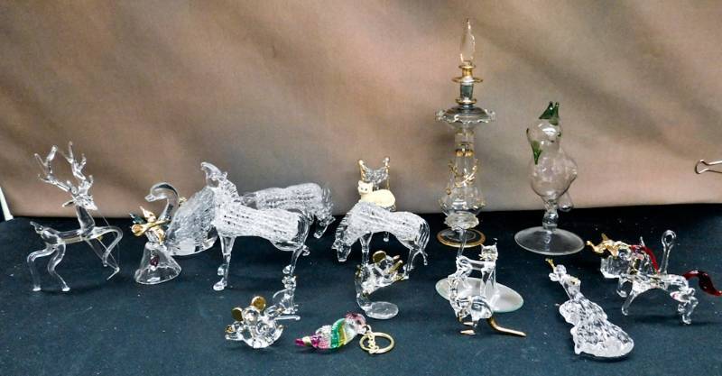 glass figurines please see photos