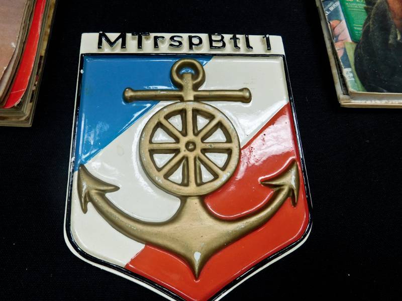 vintage German boat plaque & more