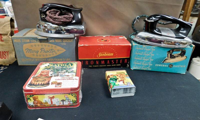 household collectibles crayola & irons
