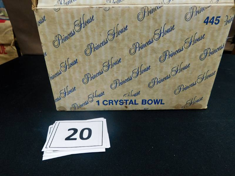 princess house crystal in the box