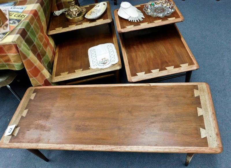 3 piece Lane Acclaim coffee table 2 end tables