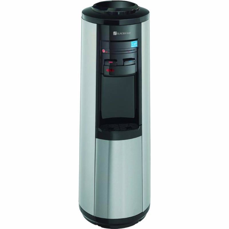 lot 3 image: Glacier Bay 3 Gal. or 5 Gal. Hot, Room and Cold Water Dispenser in Black and Stainless Steel