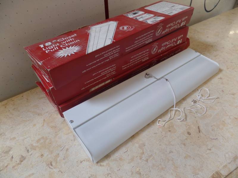 Direct WIre Closet Lights with Pull Chains