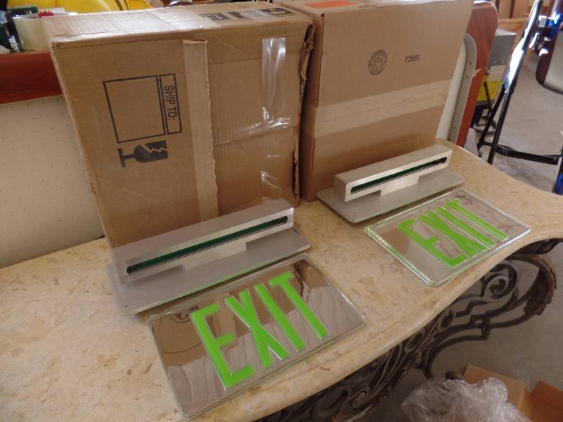LED Emergency Exit Signs