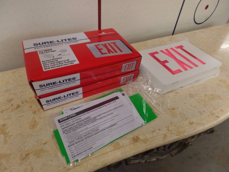 LED Emergency Exit Signs