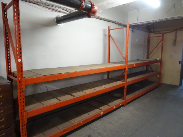 lot 1 image: Paltier pallet rack unit. 3 upright...