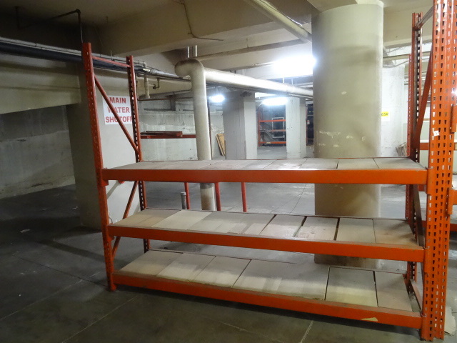 lot 3 image: Paltier pallet rack unit. 2 upright...