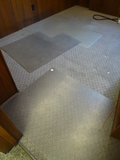 lot 45 image: 3 office chair mats...