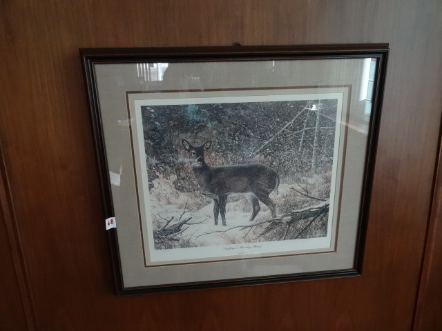 lot 68 image: Framed print by Donald Blais 18485...