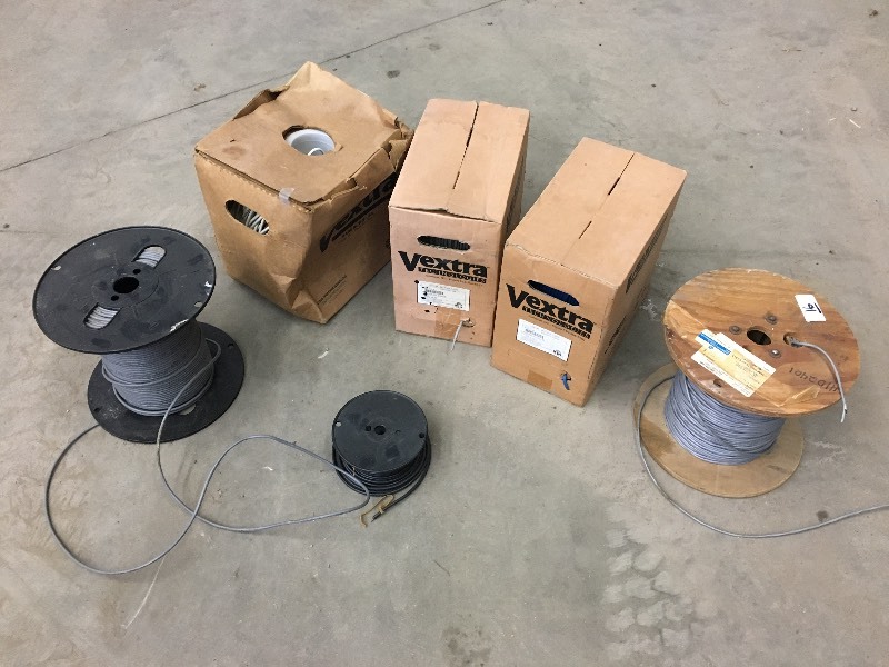 lot 16 image: (5) Spools Of Communications Cable ...