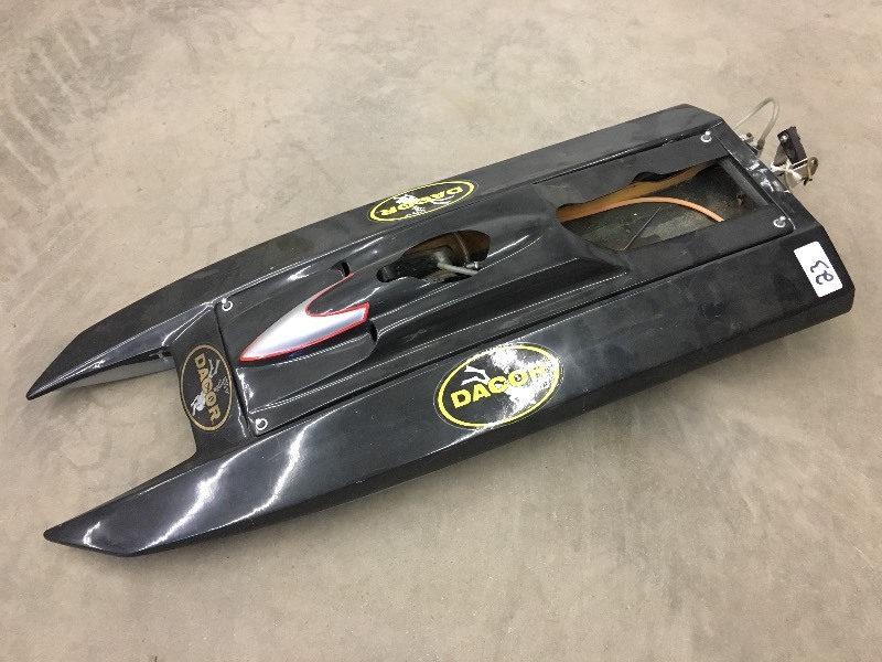 lot 23 image: Dacor 36 Powered Race Boat, As Sho...