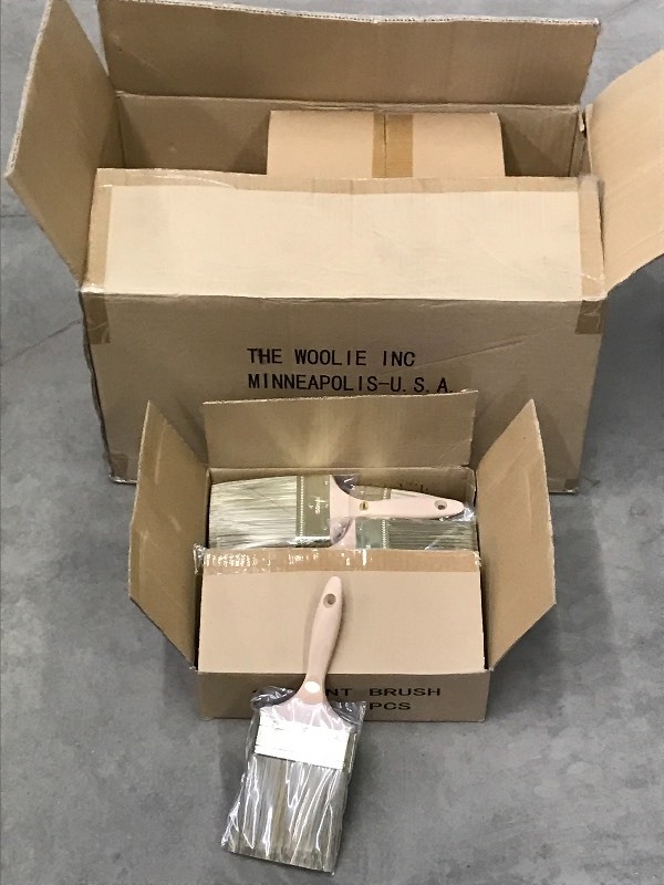 lot 50 image: New Case Of 4 Paint Brushes, 72-Pi...