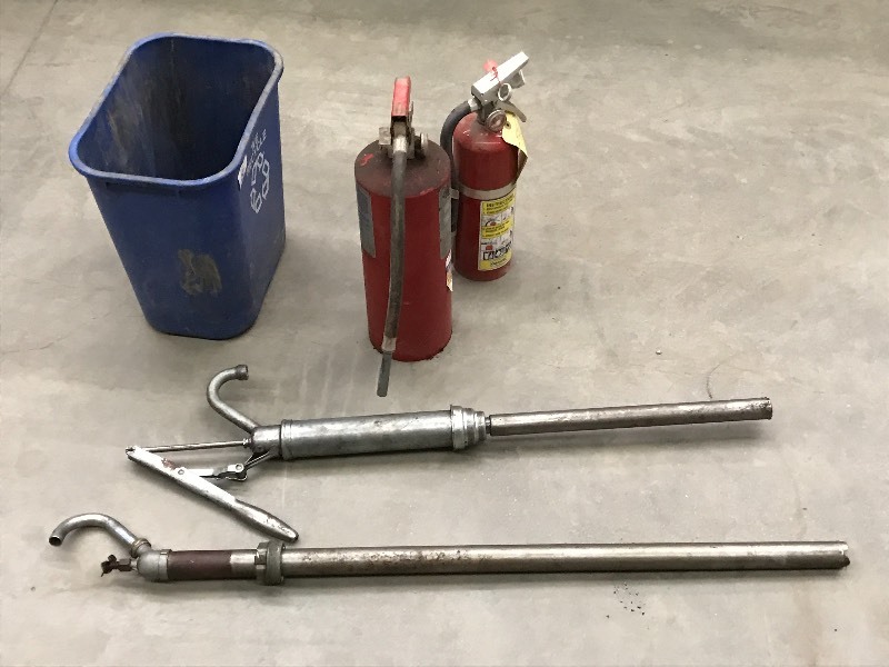 lot 66 image: Lot Of (2) Barrel Pumps, (2) Fire ...