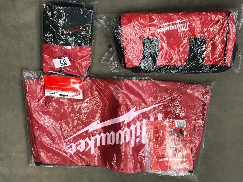 lot 89 image: Lot Of New Milwaukee Dust Cloth & A...