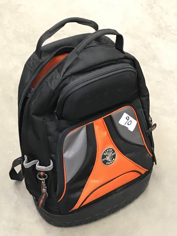lot 90 image: New Klein Tools Jobsite Backpack ...