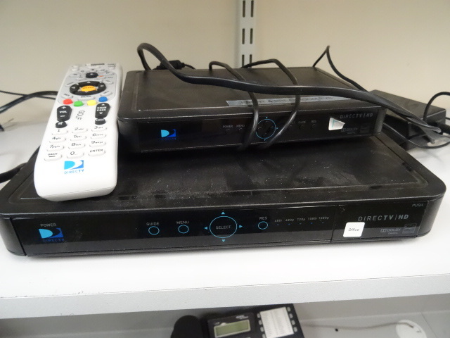 2 direct TV boxes