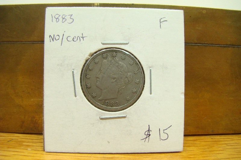 1883 No Cent Liberty Nickel