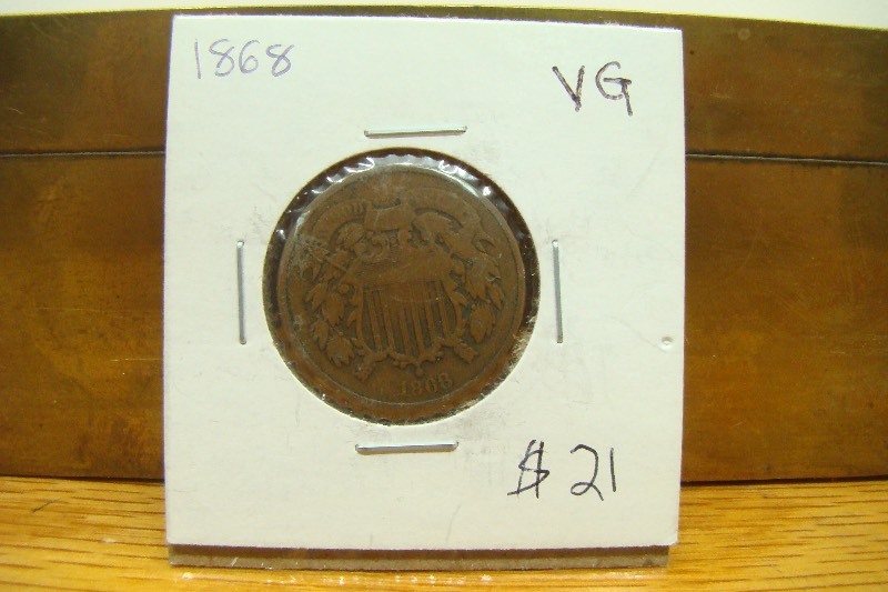 1868 Two Cent Piece