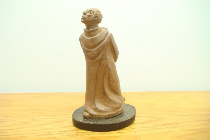 13 Terra Cotta Monk Statue