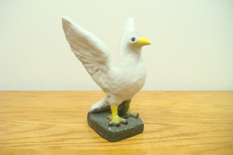 10 Cement Dove Figure