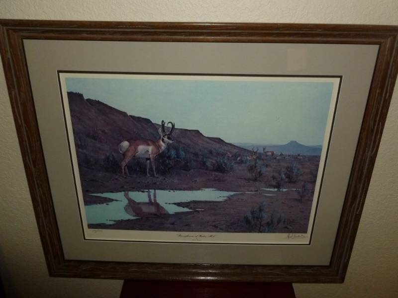 lot 2 image: Les Kouba Print