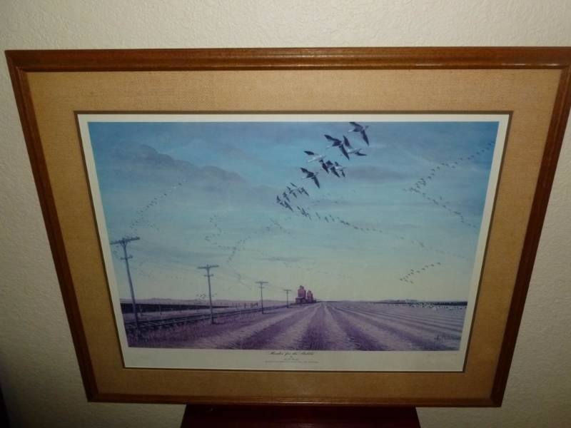 lot 3 image: Les Kouba Print
