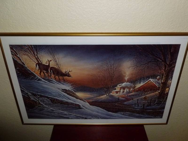 lot 4 image: Terry Redlin Print