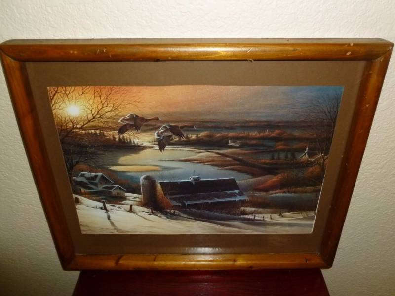 lot 5 image: Terry Redlin Print