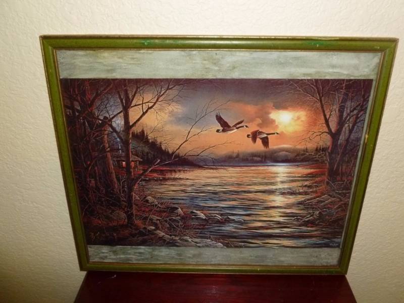 lot 6 image: Terry Redlin Print
