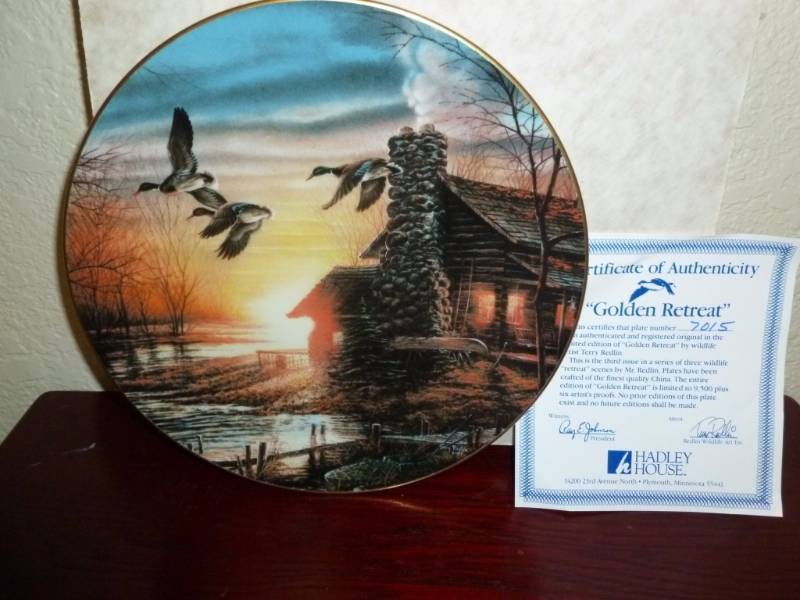 lot 70 image: Terry Redlin Collector Plate