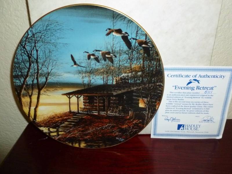 lot 74 image: Terry Redlin Collector Plate