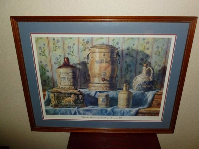 lot 96 image: Red Wing Print