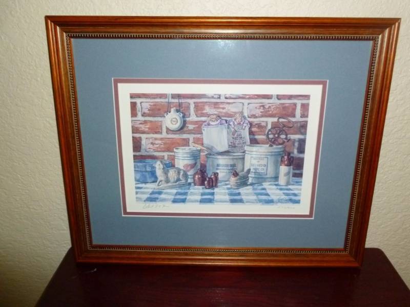 lot 98 image: Red Wing Print