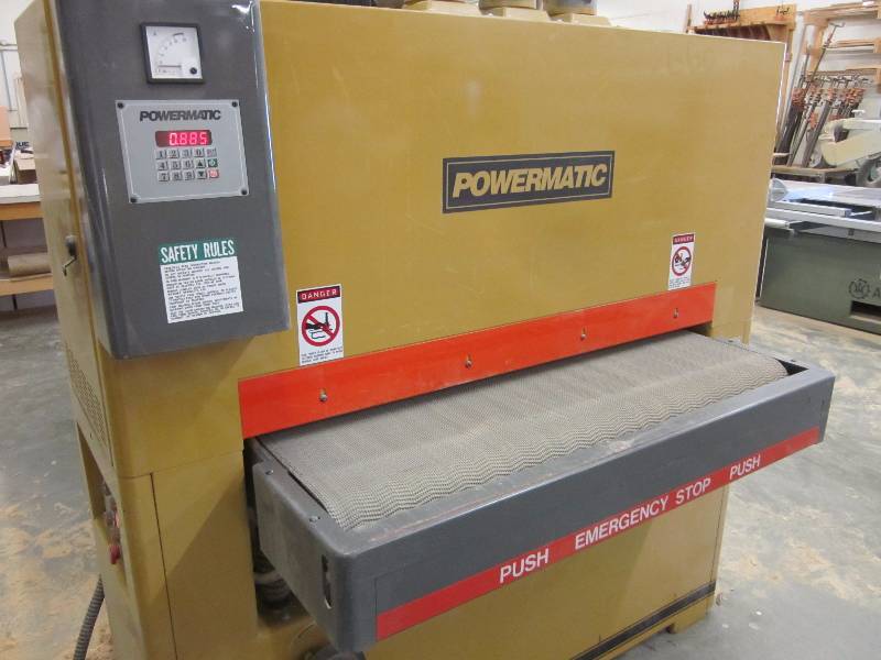 lot 1 image: Powermatic Wide Belt Sander