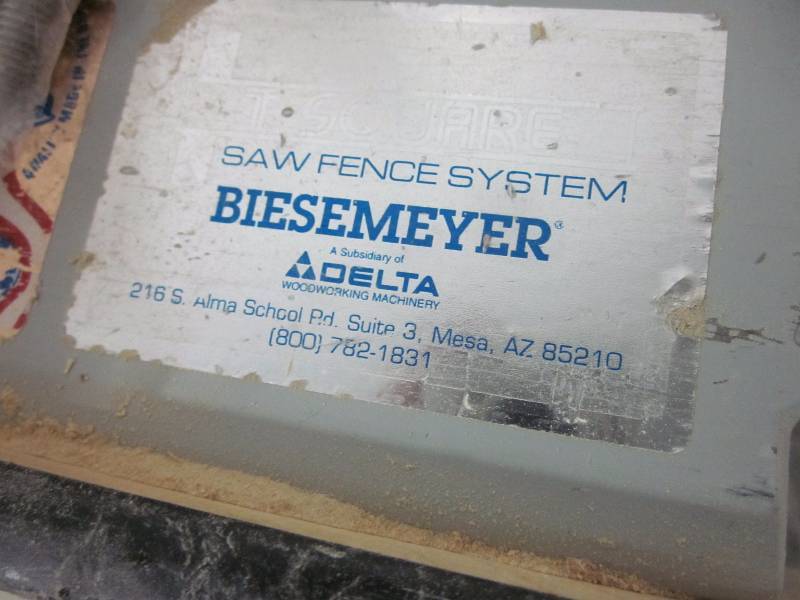 lot 14 image: Biesemeyer T Square Saw Fence System