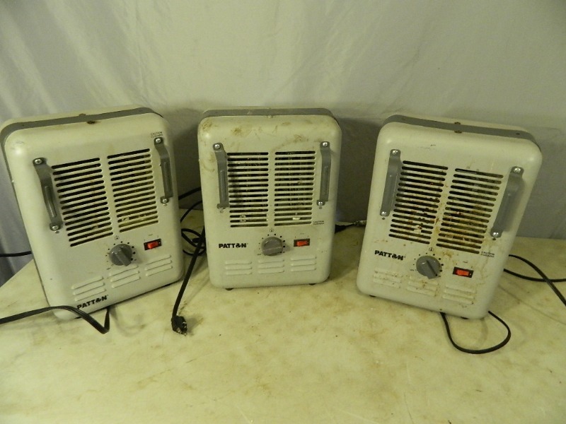 lot 82 image: 3 Patton Space Heaters